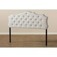 thumbnail image 4 of Baxton Studio Aurora Modern and Contemporary Greyish Beige Fabric Queen Size Headboard,Wholesale Interiors, 4 of 6