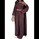thumbnail image 2 of Conjunto Deportivo de Piezas para Mujer, de Otoño, para Estar en Casa, con Camiseta de Larga y Pantalón Deportivo de Cintura Alta Marrón Oscuro L, 2 of 10