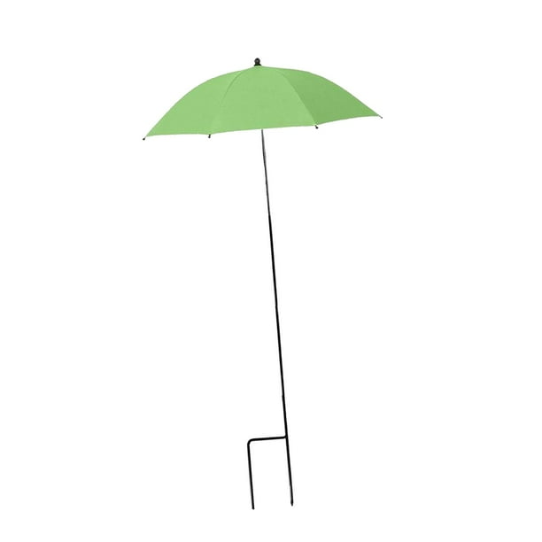 Sombrilla para plantas de exterior, resistente a la intemperie, con dosel ajustable, multiusos para exteriores verde