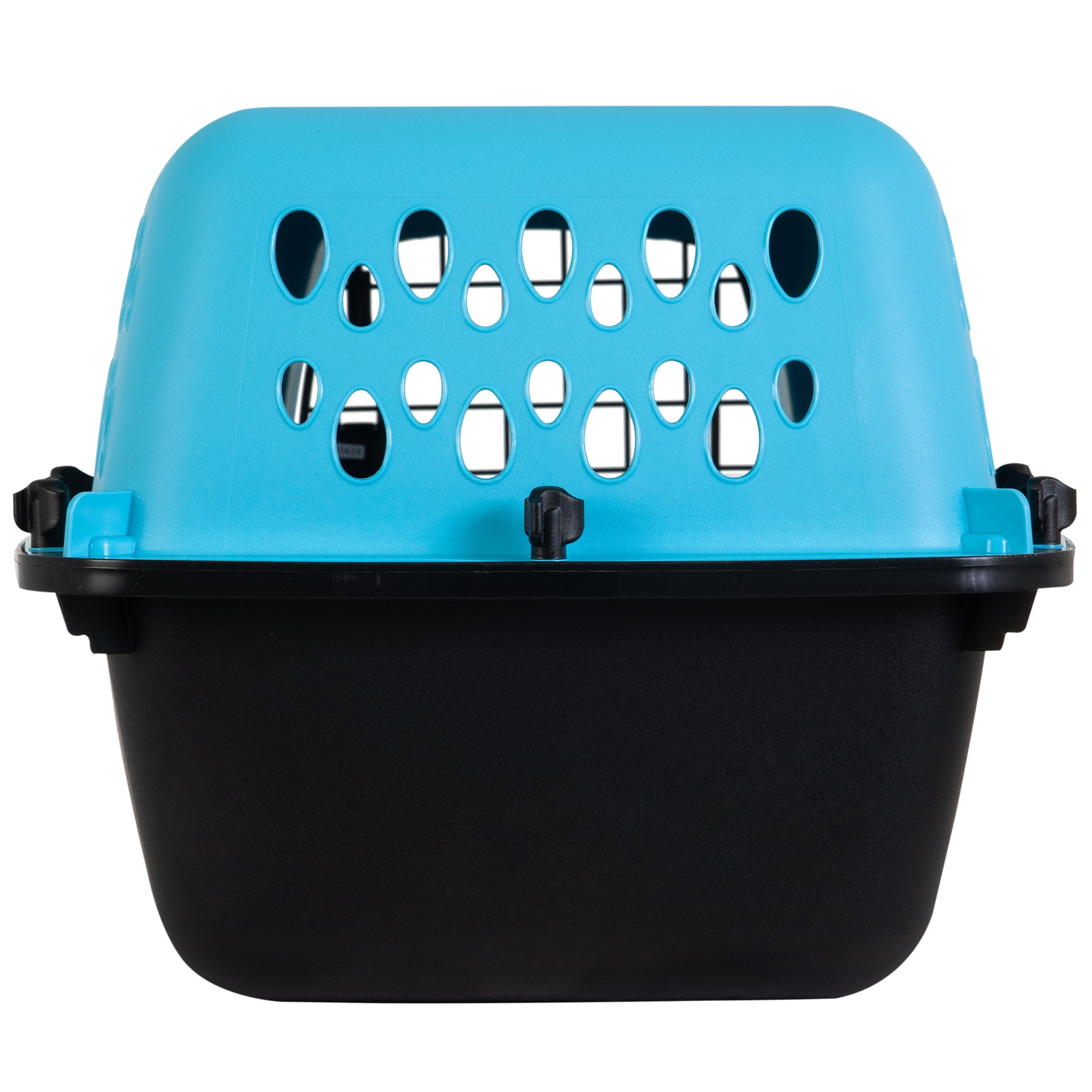 Petmate Pet Porter Fashion Travel Dog Kennel Portable Pet Carrier, Small 19" for Dogs up to 10 lb, Blue