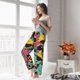 thumbnail image 5 of Fotbe Angry Shark Pattern Pantalones de Pijama para Mujer, Pantalones de Dormir, Pantalones Pj con Cordón y Bolsillos-Small, 5 of 6