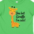thumbnail image 4 of Inktastic You Bet Giraffe I'm Cute Boys or Girls Toddler T-Shirt, 4 of 5