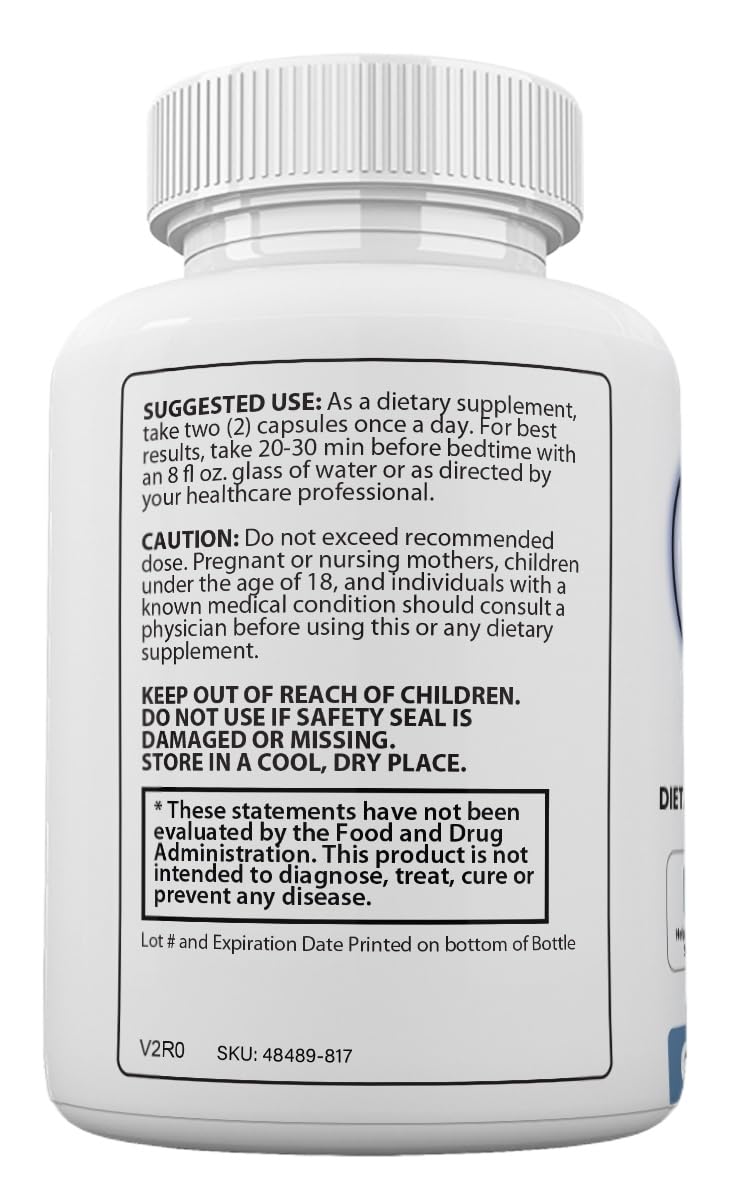 Sleep + Melatonin Supplements, Sleep Lean Capsules