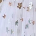 thumbnail image 6 of Staki Butterfly Dress Girls Dress Spaghetti Strap/Strapless Sleeveless Dresses Mini Teen Casual Dress(White,3-4 Years), 6 of 6