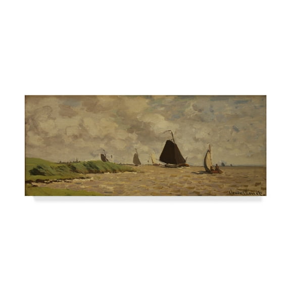 Trademark Fine Art 'View From Voorzan' Canvas Art by Claude Monet