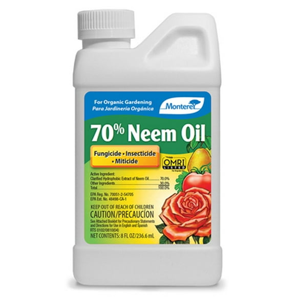 8 OZ 70% Neem Oil Can Be Used As A Broad Spectrum Insecticide Mitic, Each