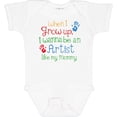 thumbnail image 3 of Inktastic Artist Like Mommy Boys or Girls Baby Bodysuit, 3 of 5