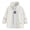 White, variant on Girls Windbreaker Jacket Lightweight Wind and Water Resistant Insulated Outerwear Girls Thin Fleece Jacket with Elastic Cuff