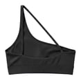 thumbnail image 6 of CUSTG Women Camis Sleeveless Solid Color One Shoulder Back Yoga Bra For Outdoor Sports Running And Fitness Tank Tops Trendy Female Summer Shirts, 6 of 6