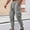 (Fashion 112)Gray, variant on Aimik Men's 100%Cotton Waffle Knit Joggers Cargo Pant with Pocket Drawstring Soft Warm Elastic Sweatpants for Fall Winter