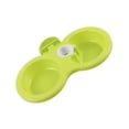 thumbnail image 2 of Goowood Small Dog Food and Water Bowl Set Plastic Double Puppy Cat Feeder Bowls Lightweight Non Slip Dining for Petite Pets, 2 of 8