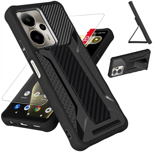 Funda bojioderf para Cricket Outlast 5G compatible con ATT AT&T Motivate Pro 5G Funda 2024 [con prot
