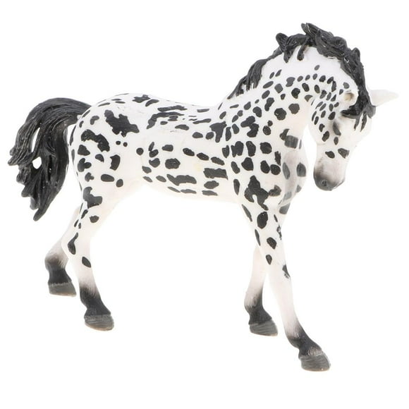 5 Pulgadas De Plástico Modelo Animal Appaloosa Spotted Horse De Acción Muñeca De Juguete Para , Decoración Para Hugo Figuras de animales de juguete