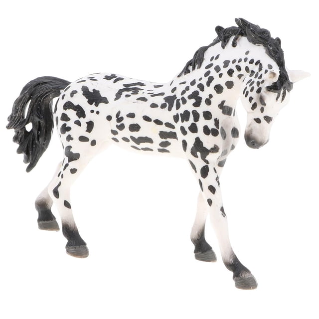 Juguete Modelo de Animal de Plástico Caballo Appaloosa Manchado Yotijar Figuras de animales de juguete