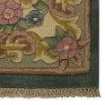 thumbnail image 5 of Rugsotic Carpets Hand Knotted Aras, Oriental Wool Area Rug, Green, 3'x5', 5 of 5