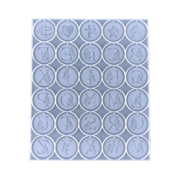 Keychain Silicone Mold Round Silicone Mold for Car Pendant Home-Decor Crystal Epoxy Resin Mold DIY Jewelry Making Mold