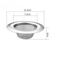 thumbnail image 3 of JGJJUGN Stainless Steel Sink Strainer, Kitchen Drain Filter, Hair Catcher for Bathroom & Kitchen, Non-Clogging Cover, Rust-Resistant Mesh, 7.8cm/9cm/11.3cm, Easy Clean Filter Screen, 3 of 3