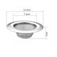 thumbnail image 3 of Filtro colador de acero inoxidable para desagüe de fregadero | Atrapador de pelo para cocina y baño | Tapón de desagüe antiatascos, 3 of 3