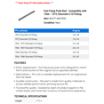 thumbnail image 2 of Fuel Pump Push Rod - Compatible with 1966 - 1973 Chevy C10 Pickup 1967 1968 1969 1970 1971 1972, 2 of 2