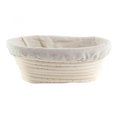 thumbnail image 1 of Cesta de ratán y revestimiento para levar masa de pan Banneton Brotform, forma ovalada, 1 of 7
