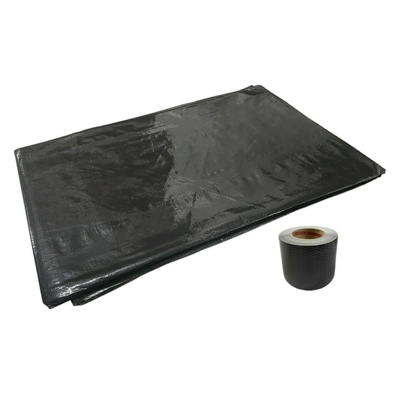 Automotive Authority, Black Polyethylene 10' Underbelly/Belly Bottom Kits, for RV