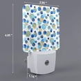thumbnail image 2 of Sikiie Golden Blue Snowflakes Led Night Light, Warm White,Cool White Lights for Bathroom,Hallway,Bedroom, Kids Room-US, 2 of 7