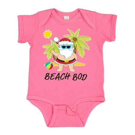 

Inktastic Beach Bod-summer Santa Boys or Girls Baby Bodysuit