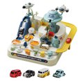 thumbnail image 1 of Juguetes de pista de coche de plástico seguro Montessori juguetes de aventura de coche para niños regalos de vacaciones Tmvgtek libre de BPA, 1 of 9