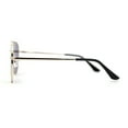 thumbnail image 4 of Iconic Officer Cop Sunglasses with Spectrum Color Mirror Lenses Gold Pink Mirror, 4 of 4