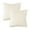 Off White, variant on Phantoscope Pom Pom Velvet Series Decorative Throw Pillow, 12" x 20", Off-White, 2 Pack