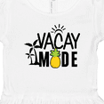 thumbnail image 4 of Inktastic Vacay Mode with Palm Trees Sun and Pineapple Girls Toddler Dress, 4 of 5