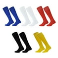 thumbnail image 4 of Minnieouse Calcetines deportivos de fútbol, ​​medias largas por encima de la rodilla, mallas de algodón, fútbol, ​​béisbol, adultos, medias de Medias Negro Minnieouse AP012985-04, 4 of 6