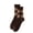 Coffee, variant on Men's Vintage Argyle Crew Socks British Style Diamond Pattern Winter Warm Cotton Blend Breathable Casual Dress Socks for Office Daily Wear