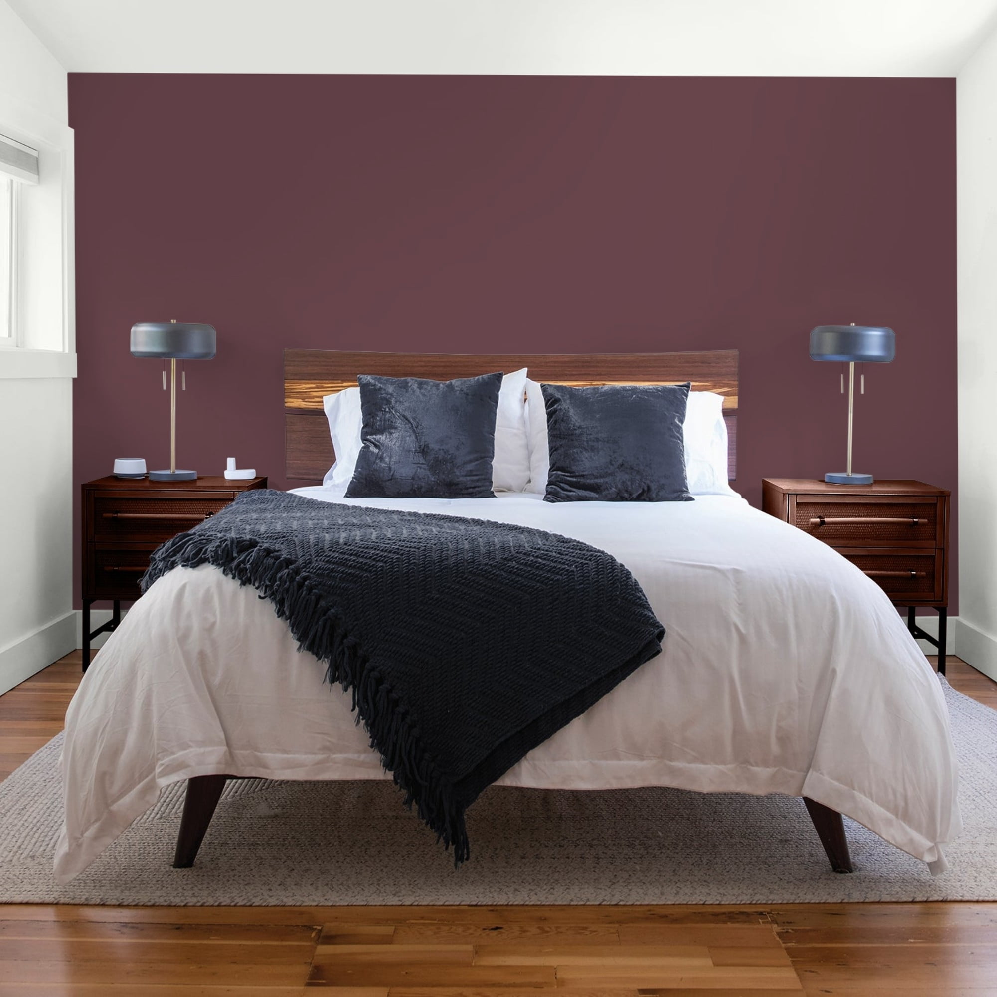 Glidden HEP Gooseberry / Purple, Flat Interior Paint with Primer, 1 Gallon