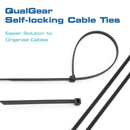 - eHotCafe CT5-B-100-P Self-Locking Cable Ties, 8