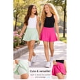 thumbnail image 3 of Body Glove Girls Skorts Athletic Flowy Dance Scooter Skirts for Girls with Inner Shorts 2 Pack, 3 of 7
