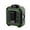 03_High Speed Waist Fan Green, variant on Waist Mounted Fan 5 Speed Settings 10000mAh USB Rechargeable Portable Personal Cooling Fan with Digital Display Flashlight for Outdoor Work by PALIFEUR