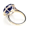 thumbnail image 3 of Galaxy Gold 14K Solid Gold Natural Sapphire Ring for Women - Yellow Gold Fine Jewelry, 3 of 3