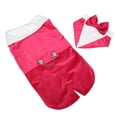 thumbnail image 1 of Traje de perro ropa formal ligera para mascotas color rojo rosa para cachorro para boda ANGGREK Otros, 1 of 8