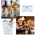 Clear Container Beer Cooler Bucket Cocktail Ice Bucket Plastic Wine