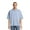 Chambray, variant on Men's Oversize French Terry Polo Shirt (Charcoal Sky-Medium)