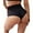 Black, variant on Sherrylily Women High Waist Yoga Shorts Gym Booty Butt Lifting Sports Dance Hot Pants