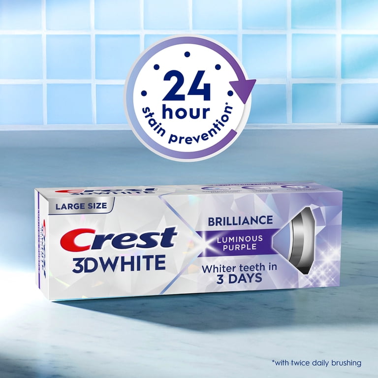 Crest 3D White Brilliance Luminous Purple Teeth Whitening