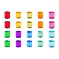 thumbnail image 2 of 20 piezas de bloques apilables de acrílico GEM, juguetes educativos, coloridos bloques apilables con diseño de arcoíris. cilindro, 2 of 9