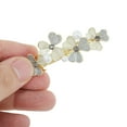 thumbnail image 4 of Unique Bargains 1 Pc Hair Clips Exquisite Rhinestone Hair Clip Hairdo Clip Gray Beige Gold Tone, 4 of 5