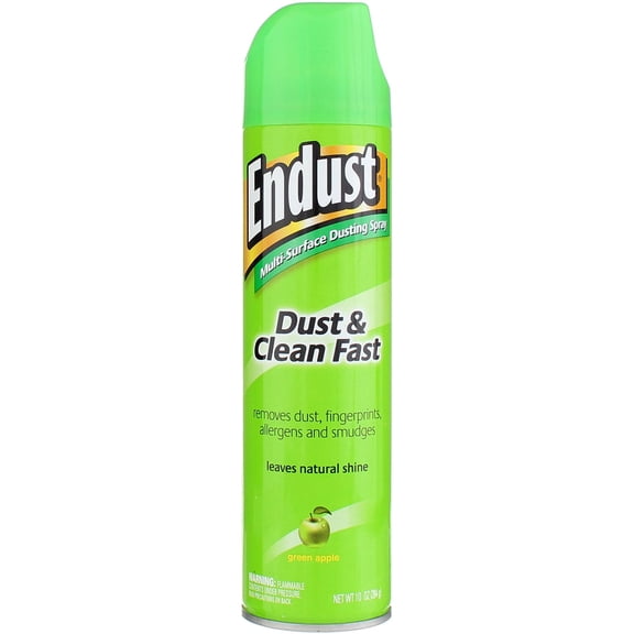 Endust Multi-Surface Dusting and Cleaning Spray, Green Apple, 3 Count