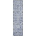 thumbnail image 2 of Addison Rugs Chantille Indoor/Outdoor Traditional Damask Blue Washable Runner Rug, 2'3" x 7'6", 2 of 6