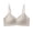 Light Gray, variant on Alun Deep V-Neck Wireless Bras for Women No Underwire Seamless Soft Support Thin Cup Bra Fashion Breathable Antibiosis Light Lift Comfort for Everyday Wear Light Gray XL