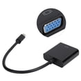 thumbnail image 3 of Mini DP macho a VGA hembra adaptador cable convertidor ABS para computadora ThinkPad PC negro, 3 of 9