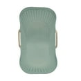thumbnail image 2 of Mainstays Oval Flexible Decorative Laundry Basket, Sage Green Plastic, 2 of 11